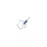 Борфреза твердосплавная, форма конус с закругленной головкой